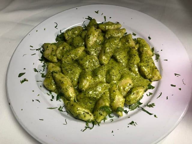 Gnocchi Al Pesto.